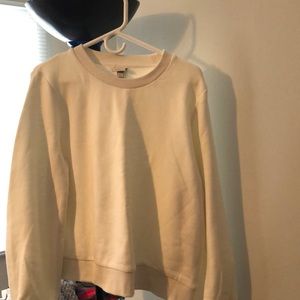 White balloon sleeve sweatshirt from a new day